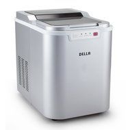 Della Portable Ice Maker Machine High Capacity, Yields up to 26 Pounds of Ice Daily -Silver N7