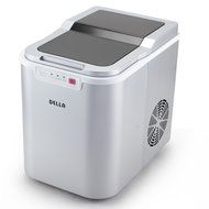 Della Portable Ice Maker Machine High Capacity, Yields up to 26 Pounds of Ice Daily -Silver N8