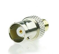 3-Pack RF Coaxial Coax Adapter BNC Female to SMB Female Connector N4