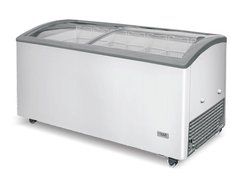 Metalfrio - MSC-66C - Curved Glass Chest Freezer 15.3 Cu Ft