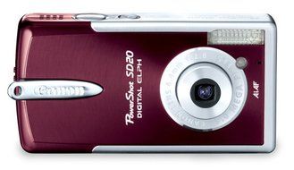 Canon Powershot SD20 5MP Ultra Compact Digital Camera (Silver) N12