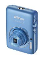 Nikon Coolpix S02 Camera Blue 13.2MP 3xZoom 2.7LCD 720pHD 30mm Wide Lens