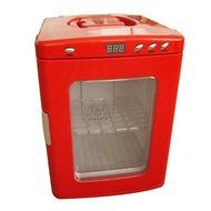 White Fox XHC-25 25 Liter Red Compact Cooler / Warmer / Mini Refrigerator for Dorm / Home / Car / Office, Red N6