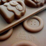 kilofly Silicone Chocolate Mold Tray Pack [Set of 2], Fashion Collection N4