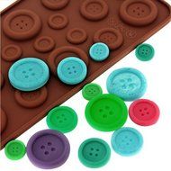 kilofly Silicone Chocolate Mold Tray Pack [Set of 2], Fashion Collection N5