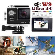 Action Camera, TONSEE W9 2.0 Inch WiFi Ultra HD 4K Sport Action Camera Waterproof -- Black