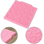 GOOTRADES Letter Flag Bunting Silicone Fondant Mold Cake Decorating Chocolate Mould Baking N5