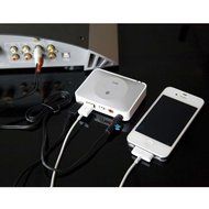 Wireless 3.5mm Bluetooth Audio Receiver Adapter For Sound System Stereo White TR