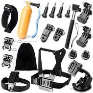 YFY 11-In-1 Basic Outdoor Sports Accessories Kit for GoPro Hero Cameras