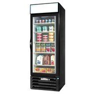 Beverage-Air MMR23-1-B-LED MarketMax 27" One Section Glass Door Reach-In Merchandiser Refrigerator with LED Lighting...