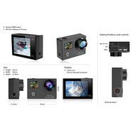 CarLink(TM) 2.0'' TFT LCD+0.95'' OLED status Dual Screen ultra slim 1080p Wi-fi Action Camera,100% compatible... N3