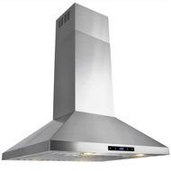 FIREBIRD Stainless Steel 30" Euro Style Island Mount Range Hood LED Screen N4