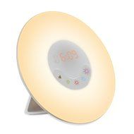 Emperor of Gadgets Sunrise Simulation Natural Sounds Wake-Up Alarm Clock Lamp/ Morning Wake-Up Alarm Light with... N4