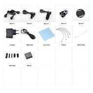 YELIN Panorama 360 VR Video Camera Full HD 1440P 1080P 30FPS 8MP Action IP Camera 220 Fisheye Wide-angle Lens... N6