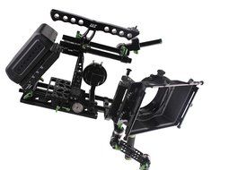 BMCC Cage Rig with 150Wh Li-ion Battery Power Supply and Follow Focus Matte Box for BlackMagic Camera Kit