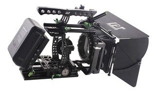 BMCC Cage Rig with 150Wh Li-ion Battery Power Supply and Follow Focus Matte Box for BlackMagic Camera Kit N2