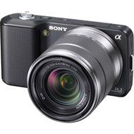 Sony NEX-3K Digital Camera 14.2MP w/18-55mm F3.5-5.6 Interchangeable Lens| Black