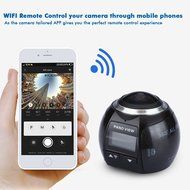 Excelvan V1 Waterproof WIFI 3K 30FPS 16MP Sport Action Camera 360 Degree Ultra HDMI HD Output Mini Panoramic Video... N2