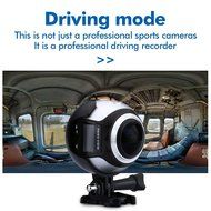 Excelvan V1 Waterproof WIFI 3K 30FPS 16MP Sport Action Camera 360 Degree Ultra HDMI HD Output Mini Panoramic Video... N3