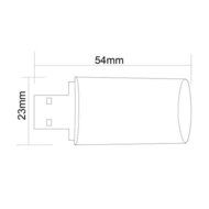 WinnerEco Mini 3.5mm USB Bluetooth Stereo Audio Transmitter Music Dongle Adapter for TV PC