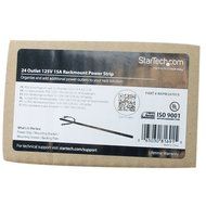 StarTech.com 19-Inch 1U Rackmount 8 Outlet PDU Power Distribution Unit 125V 15A (12A UL) RKPW081915 (Black) N4