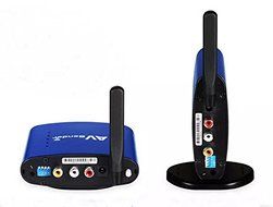 Goliton 5.8G Wireless AV TV Audio Video Transmitter and Receiver Wireless IR Remote Extender 200M Support 4 groups...