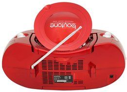 Boytone BT-6R CD Boombox Red Metallic color Edition Portable Music System with CD Player &amp; USB/SD/MMC Slot, Digital... N5
