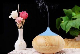 ProtoAir 300ml Essential Oil Diffuser - Ultrasonic Super Quiet Aroma Humidifier for Home, Office, and Spa. Fast... N7