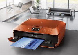 CANON MG7520 Wireless Color Cloud Printer with Scanner and Copier, White (Discontinued By Manufacturer) N4