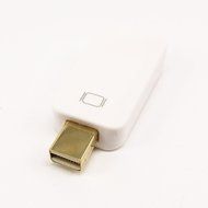 LinkS smallest Mini DisplayPort | Thunderbolt to HDMI Male to Female Adapter in black