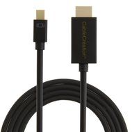 DP to HDMI, CableCreation (DP1.2) Active Mini DisplayPort to HDMI Cable, DP to HDMI, 4K X 2K &amp; 3D Audio/Video,... N3