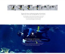 Original Elephone ELE CAM Explorer 4K Ultra HD Sports DV WiFi IP68 Waterproof Action Camera - Silver N6