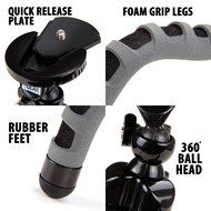 Flexible Action Cam Tripod with 360-Degree Articulating Ball Head , Bendable Wrapping Legs and Quick-Release Plate... N2
