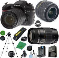 ZeeTech Ultimate Bundle for D7200 DSLR Body, 18-55mm VR Lens, Tamron 70-300mm DI LD Zoom, Tripod, 6pc Cleaning...