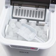 Della Portable Ice Maker Machine High Capacity, Yields up to 26 Pounds of Ice Daily -Silver N13