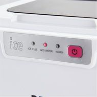 Della Portable Ice Maker Machine High Capacity, Yields up to 26 Pounds of Ice Daily -Silver N14