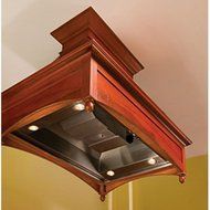 Vent-A-Hood TH236SLE SS 36" Decorative Island Hood Liner with Dual Level Halogen Lighting SensaSource Intelligent...
