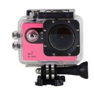 Generic 1080P Action Sport Cam Camera Waterproof HD Video Helmetcam Bike Helmet DVR Cam (Pink) N3