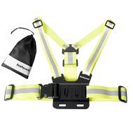 Fantaseal Action Camera Chest Mount Hi-Reflective Safety Vest for GoPro Chest Mount Harness Chesty Vest GoPro... N31