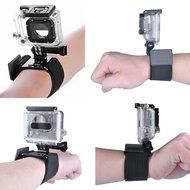 TARION&reg; New Waterproof Housing Wrist Mount Strap Elastic Velcro for GoPro Hero 4 3+ 3 2 1