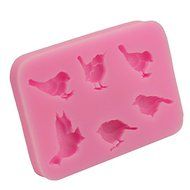 Let&#039;S Diy Various Birds Molds Fondant Chocolate Silicone Mold Candy Moulds Food-Grade Bakeware Pastry Tool N3