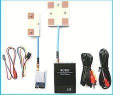 New Boscam 5.8Ghz FPV System -200mw Transmitter TS351 W/5.8Ghz 14dbi antenna + Receiver RC805 W/5.8Ghz 12dbi antenna... N2
