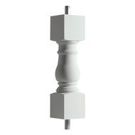 Fypon BAL5X30CC 5W x 30 1/2H Classic Baluster with 7 1/2 On Center Spacing For 4 Sphere Code by Fypon