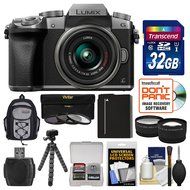Panasonic Lumix DMC-G7 4K Wi-Fi Digital Camera &amp; 14-42mm Lens (Silver) with 32GB Card + Backpack + Battery + Flex... N2
