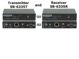 Shinybow - SB-6335T&amp;AMP;R - SB-6335T&amp;R HDMI 1.4 over CAT5 Extender + IR/RS232 N4