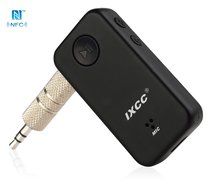 [NFC-Enabled] Bluetooth Receiver, iXCC Bluetooth Adapter and Hands-Free Car Kit, Wireless Stereo System Adapter... N10