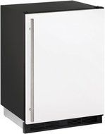 U-Line U1224RW00B 24&quot; 1000 Series Built In Counter Depth Compact Refrigerator with 5.2 cu.ft. Capacity, in White N2