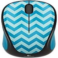 Logitech M317C 910-004508 Wireless Scroll Mouse - Teal Chevron consumer electronics
