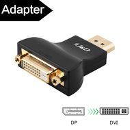 DP to DVI, J&amp;D Gold Plated DisplayPort to DVI Adapter Converter - Male to Female - Black