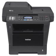 Brother MFP Laser Printer, 40PPM, 250Sht Cap, 19"x16"x17", Black (MFC-8710DW)